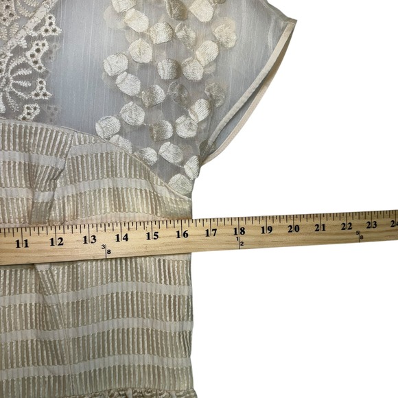 Moulinette Soeurs Ivory Floral Midi Dress - Picture 4 of 5